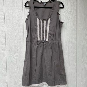 Converse One Star Sleeveless Dress Gray Large